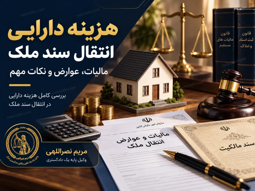 هزینه دارایی انتقال سند ملک